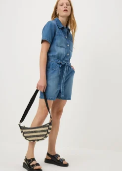 Blue Denim Playsuit