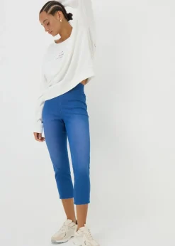 Blue Denim Rosie Cropped Jeggings