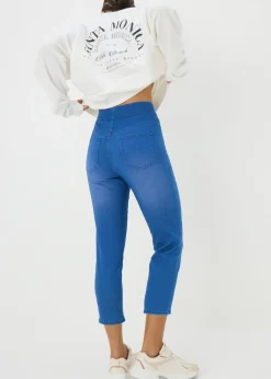 Blue Denim Rosie Cropped Jeggings