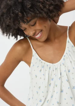 Blue Ditsy Floral Cami Top