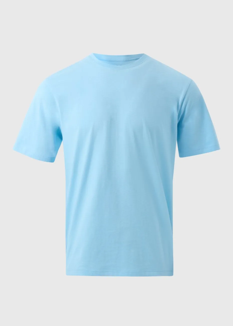 Blue Essential Crew Neck T-Shirt