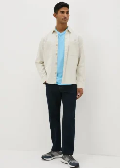 Blue Essential V-Neck T-Shirt