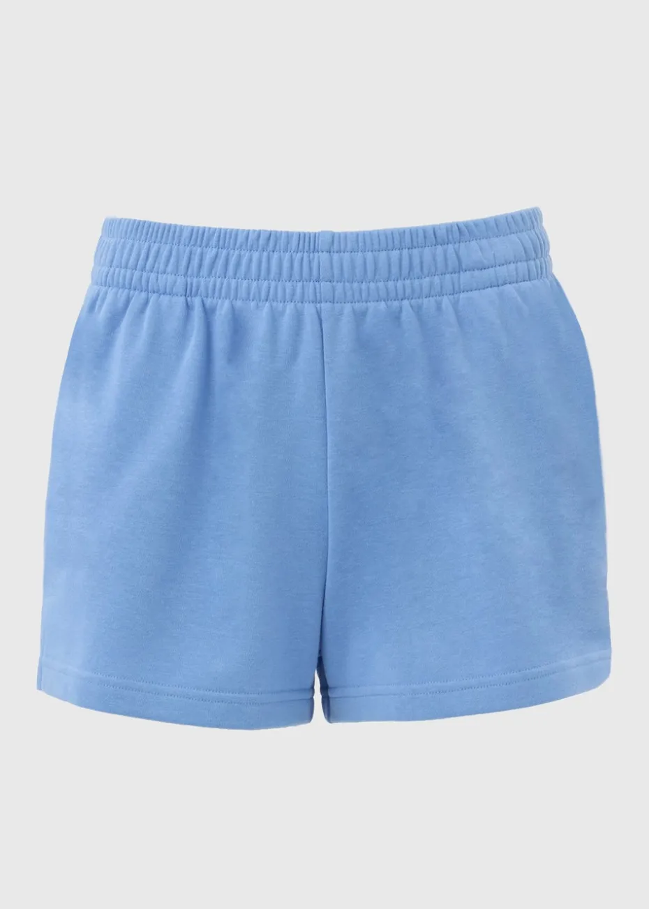 Blue Jersey Shorts