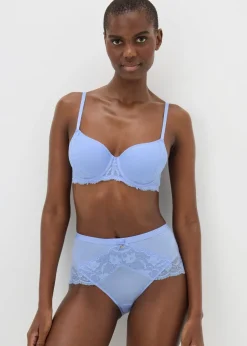 Blue Lace Comfort Spacer Bra