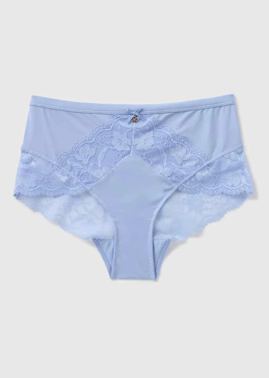 Blue Lace Midi Briefs