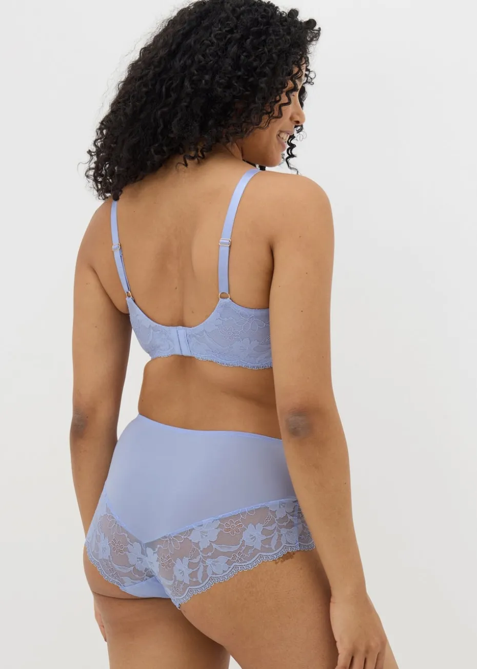 Blue Lace Midi Briefs