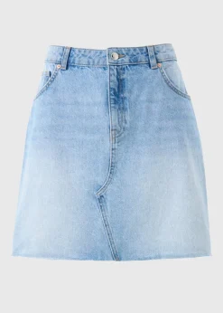 Blue Lightwash Mini Skirt