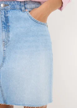 Blue Lightwash Mini Skirt