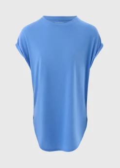 Blue Longline T-Shirt