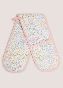 Blue Meadow Oven Gloves