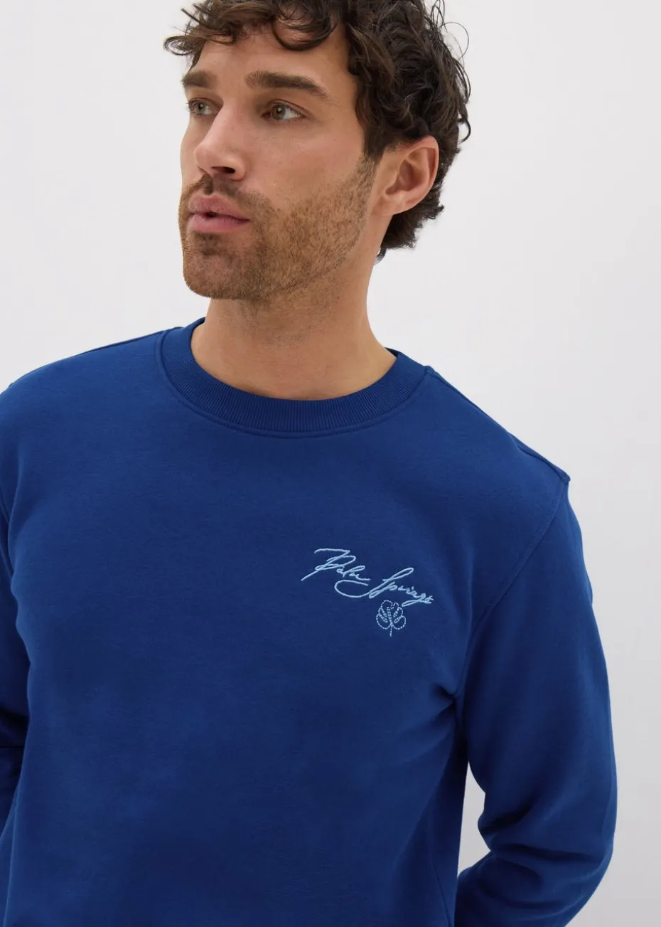 Blue Palm Springs Sweatshirt