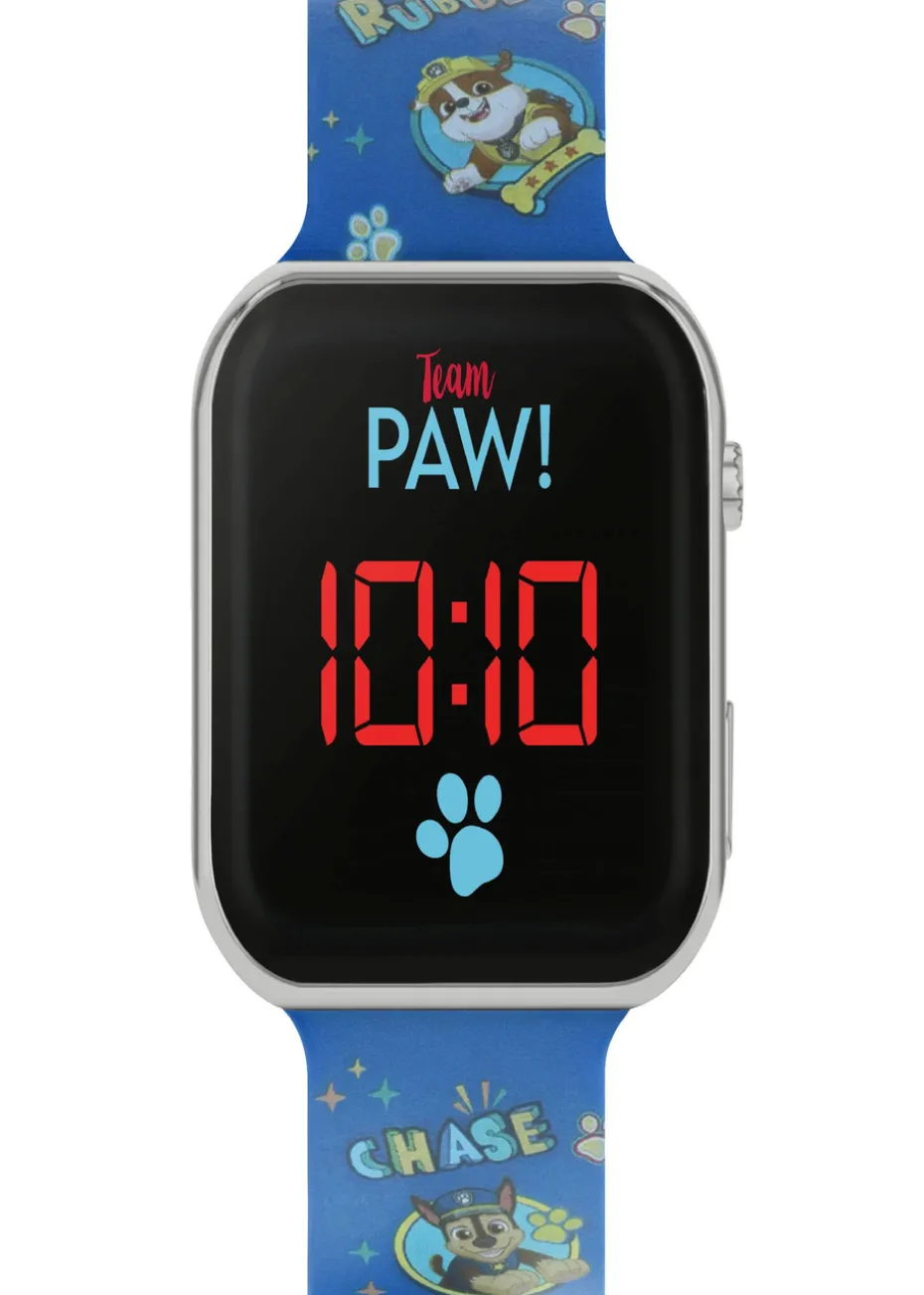 Blue Paw Patrol Printed Strap LED Watch