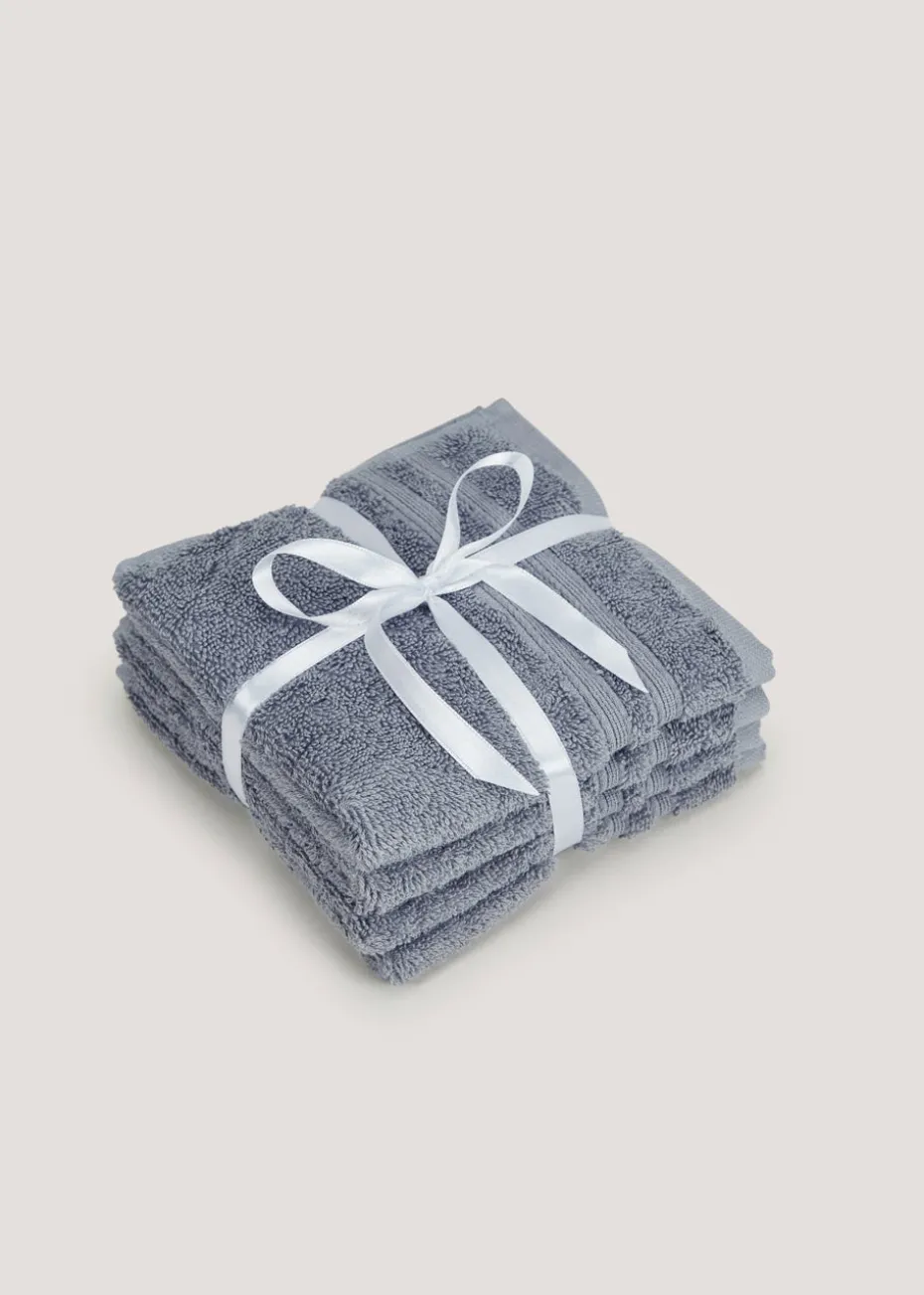 Blue Quick Dry Bath & Pedestal Mat