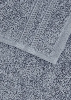 Blue Quick Dry Bath & Pedestal Mat