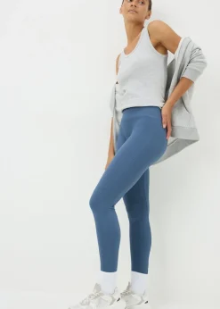 Blue Seamless Leggings