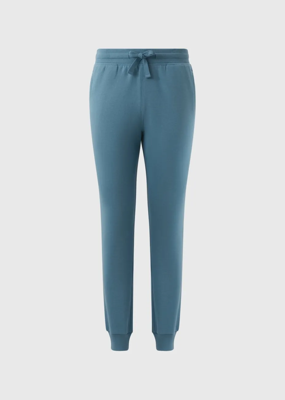 Blue Slim Fit Jogging Bottoms