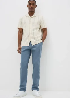 Blue Slim Fit Trousers