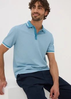 Blue Smart Modal Polo Shirt