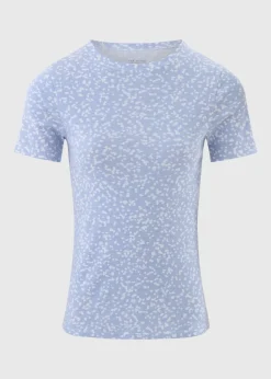 Blue Spot Fitted T-Shirt