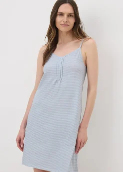 Blue Stripe Chemise Nightie