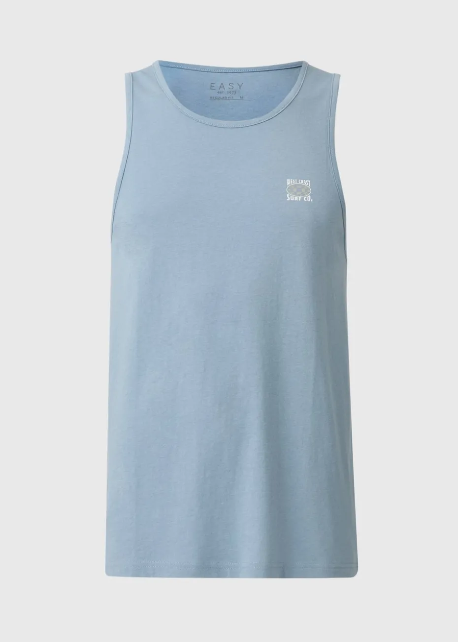 Blue Surf Ringer Vest