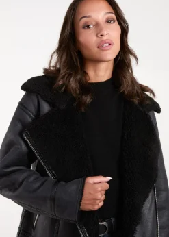 Blue Vanilla Black Classic Aviator Jacket