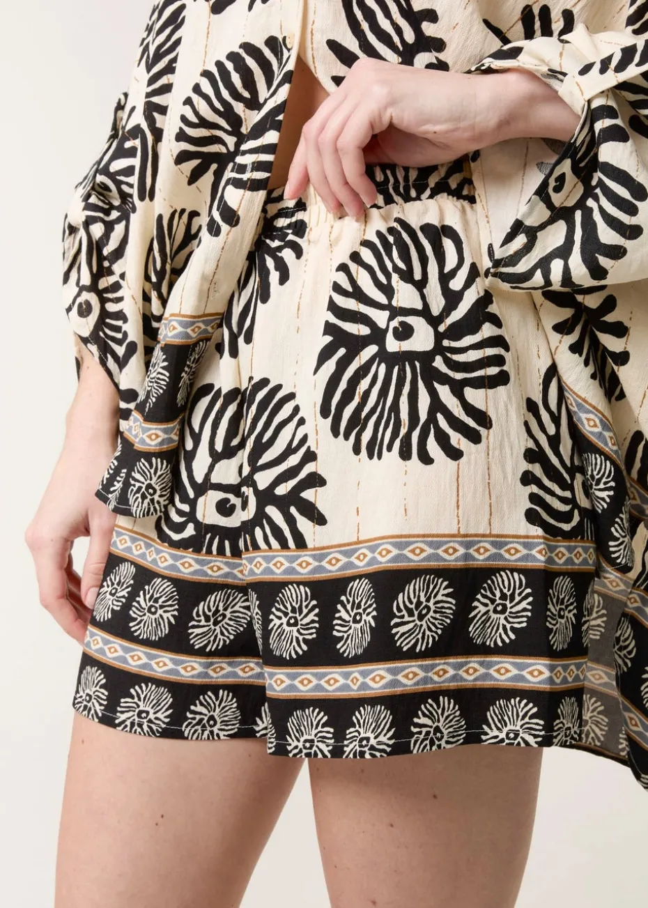 Blue Vanilla Black Elasticated Shorts