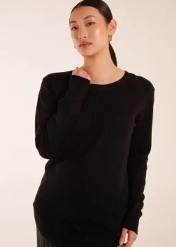 Blue Vanilla Black Middle Seam Detail Jumper