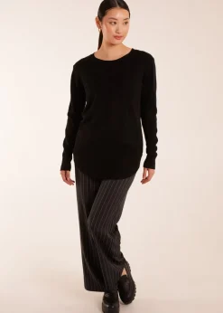 Blue Vanilla Black Middle Seam Detail Jumper