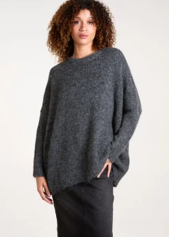 Blue Vanilla Black Round Neck Jumper