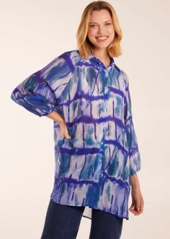 Blue Vanilla Blue Tie Dye Shirt