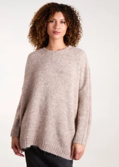Blue Vanilla Brown Round Neck Jumper