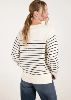 Blue Vanilla Ivory Amour Towelling Jumper
