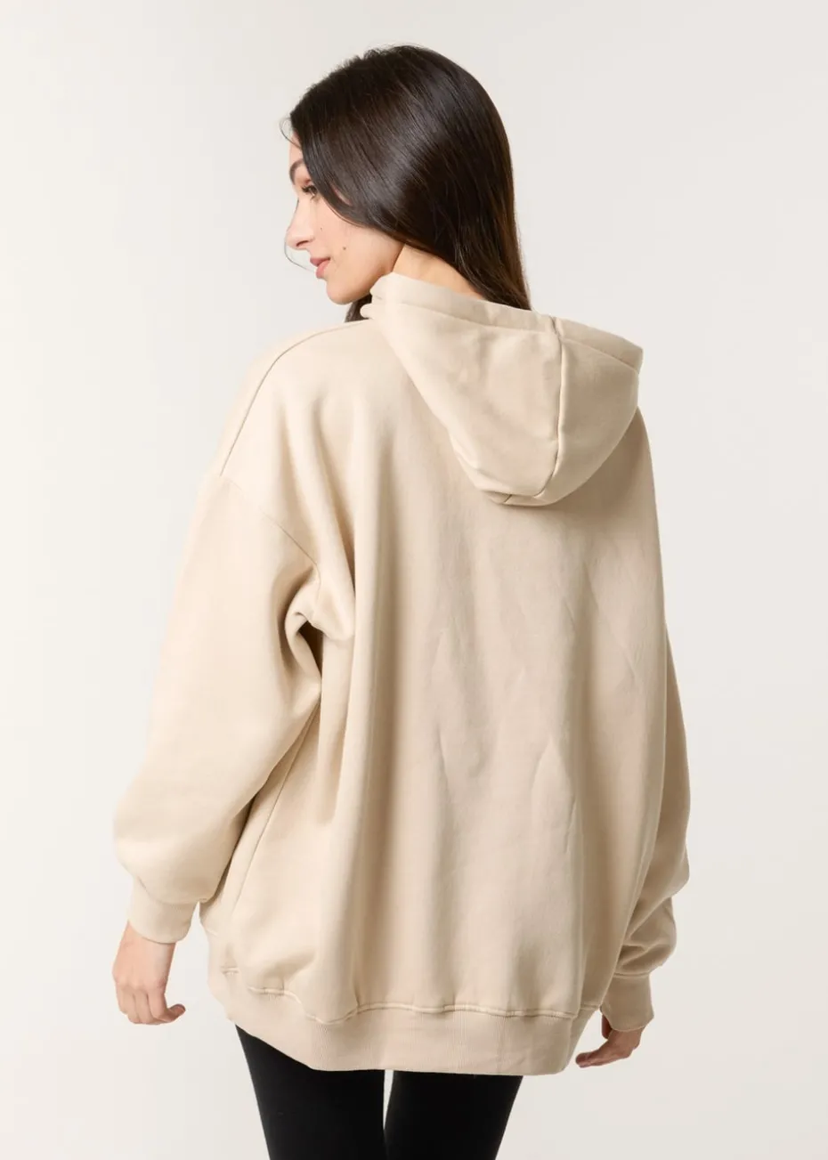 Blue Vanilla Stone Face Art Hoodie