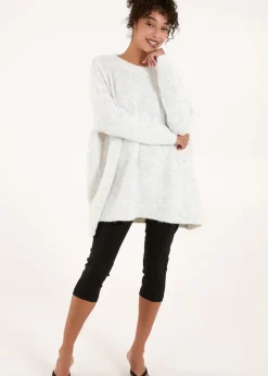 Blue Vanilla Stone Round Neck Jumper