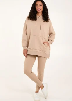 Blue Vanilla Stone Side Popper Hoodie & Legging Set