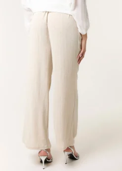 Blue Vanilla Stone Sparkle Wide Leg Trouser