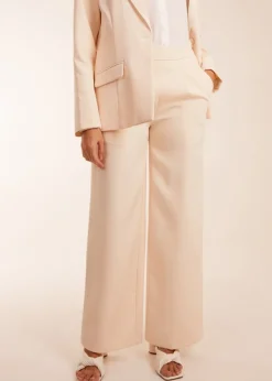 Blue Vanilla Stone Wide Leg Suit Trousers