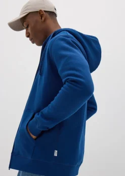 Blue Zip Up Hoodie