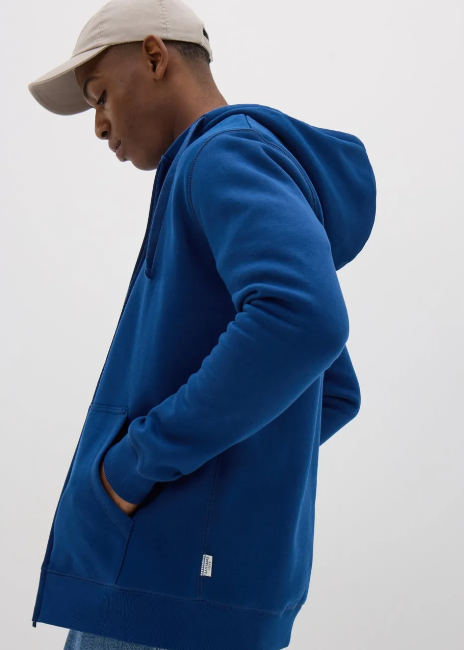Blue Zip Up Hoodie