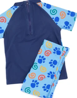 Blues Clues & You Kids 2 Piece Blue Swim Set (18 Months-6 Years)