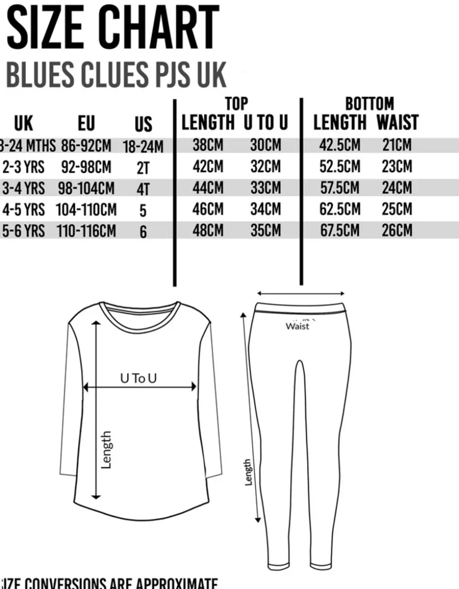 Blue's Clues & You! Boys Blue Pyjama Set (18 Months - 6 Years)