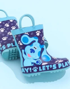 Blue's Clues & You! Boys Blue Let's Play Print Wellies (4 - 10 Younger)