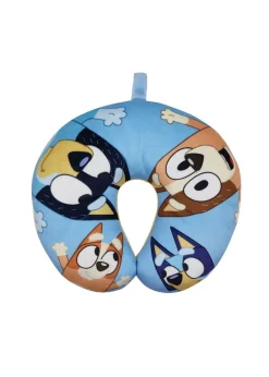 Bluey Blue Travel Neck Cushion