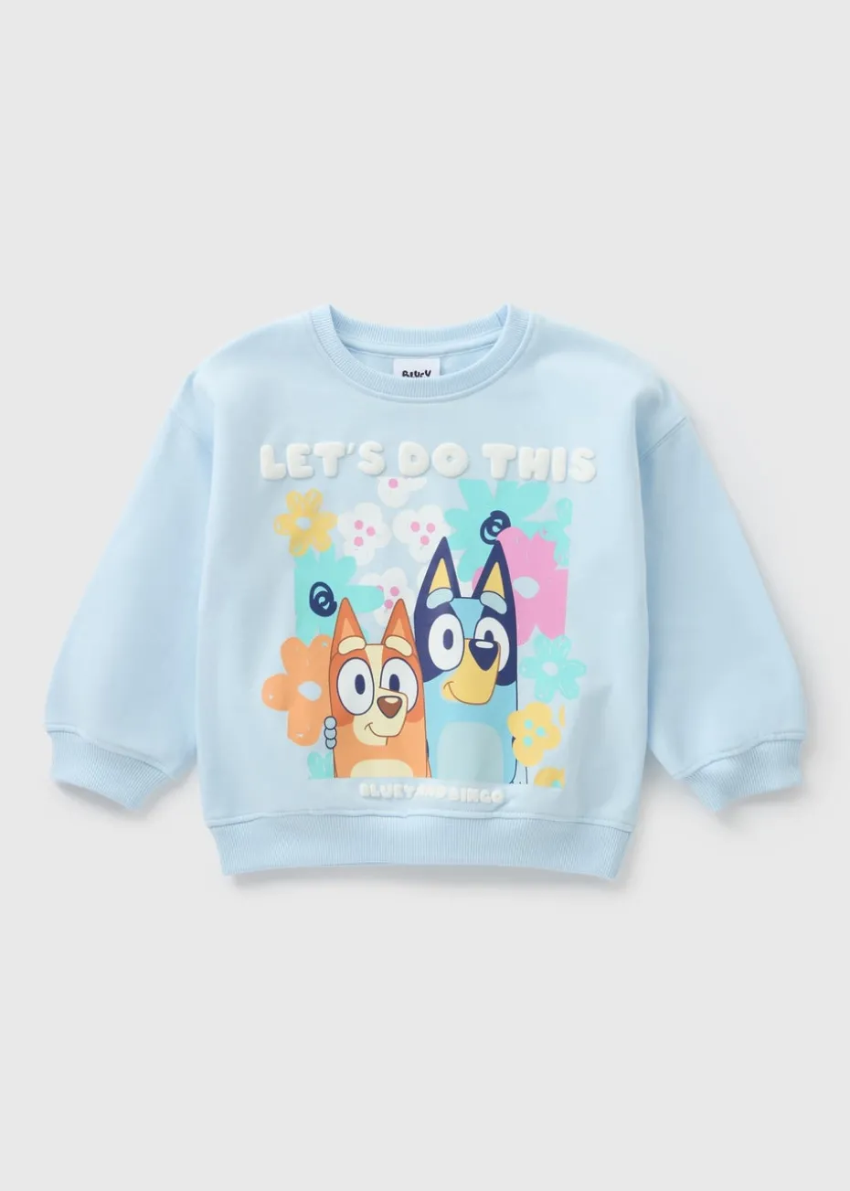 Bluey Kids Floral Sweatshirt (1-7yrs)