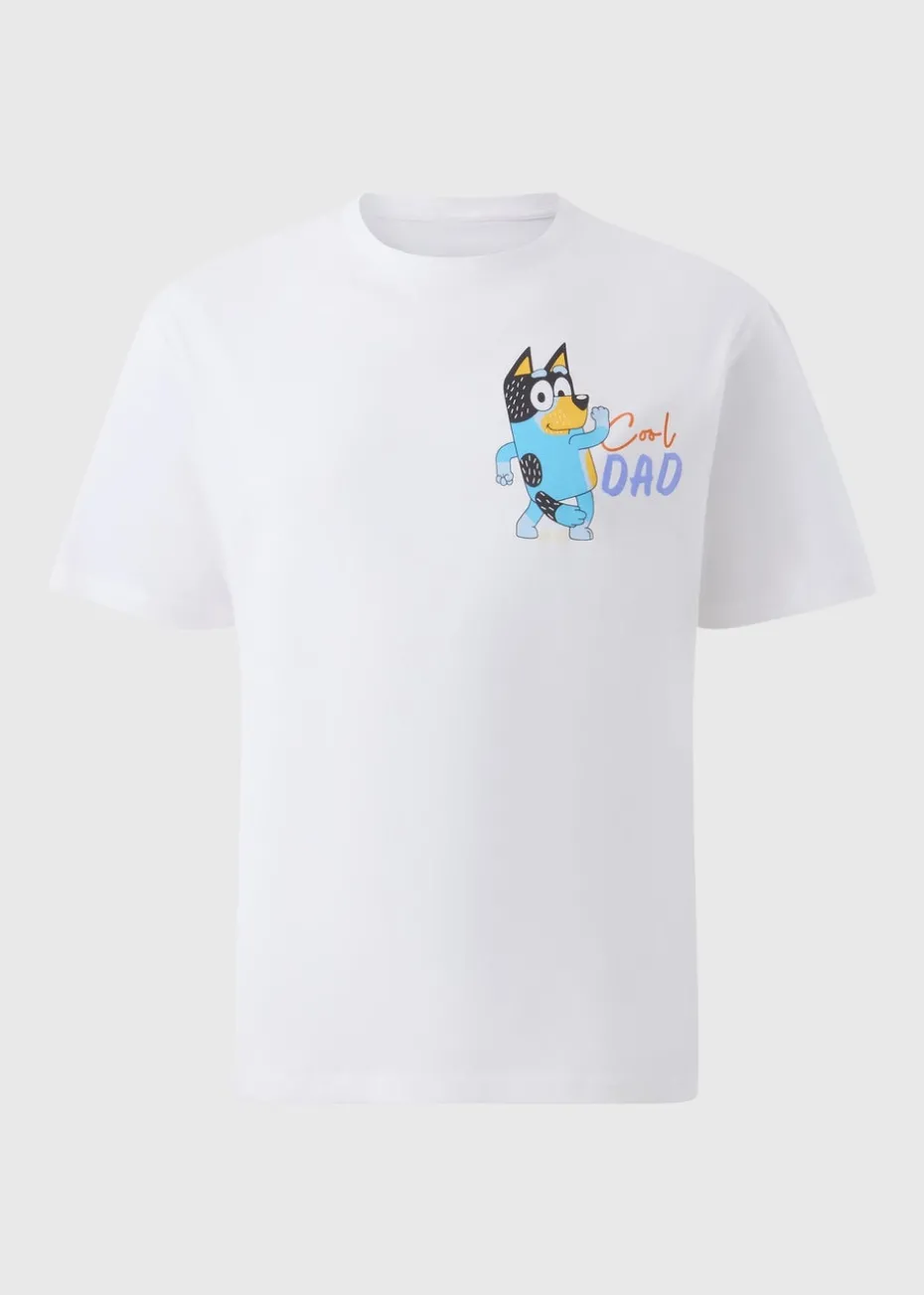 Bluey White Dad T-Shirt