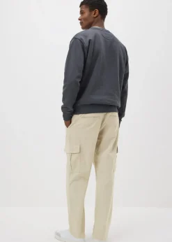 Bone Linen Cargo Trousers