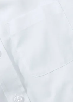 Boys 2 Pack White Generous Fit Short Sleeve School Shirts (6-16yrs)