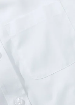 Boys 2 Pack White Skinny Stretch School Shirts (8-16yrs)