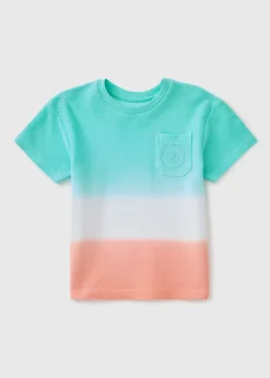 Boys Aqua Ombre T-Shirt (1-7yrs)